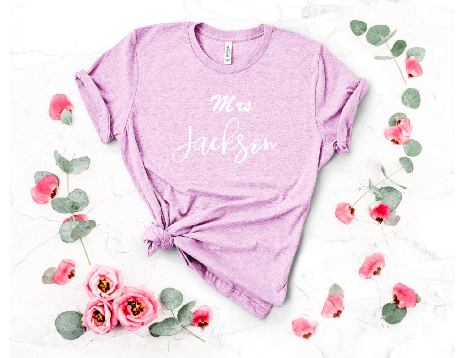 custom women's t shirt bridal shirt