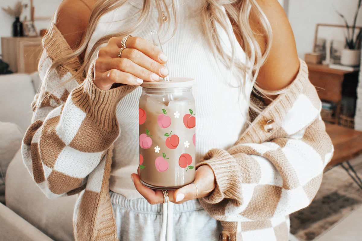 Apple 16oz Tumbler Cup With Bamboo Lid And Straw,