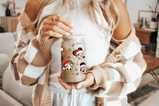 Disney Mickey 16oz Tumbler Cup With Bamboo Lid And Straw,