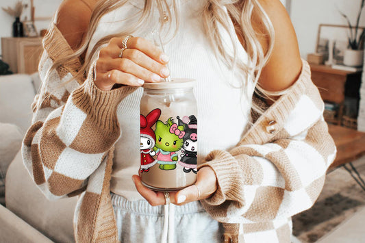 Sanrio 16oz Tumbler Cup With Bamboo Lid And Straw,