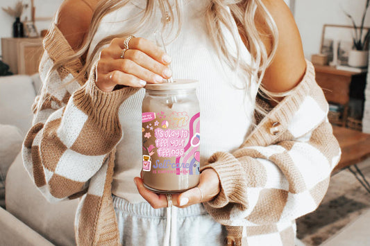 Self Care 16oz Tumbler Cup With Bamboo Lid And Straw,