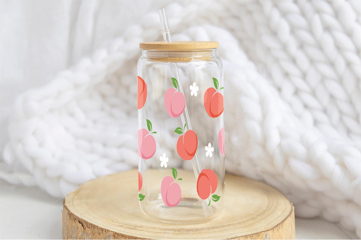 Apple 16oz Tumbler Cup With Bamboo Lid And Straw,