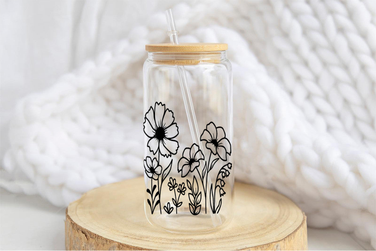 Blessed 16oz Tumbler Cup With Bamboo Lid And Straw,