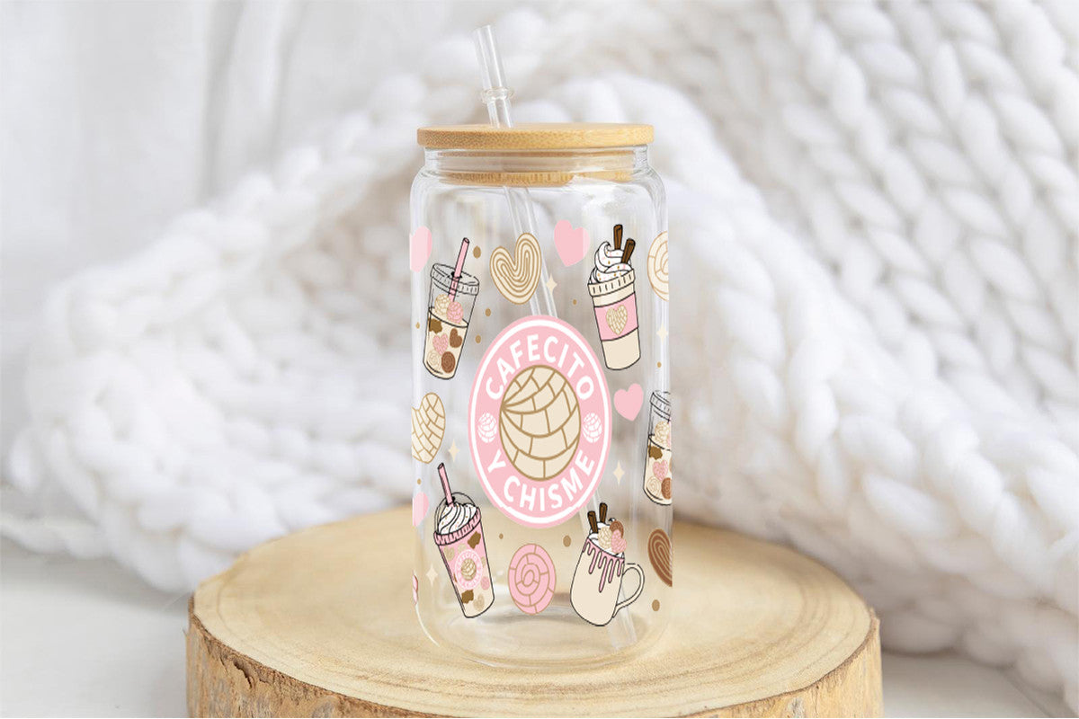 Cafecito 16oz Tumbler Cup With Bamboo Lid And Straw,