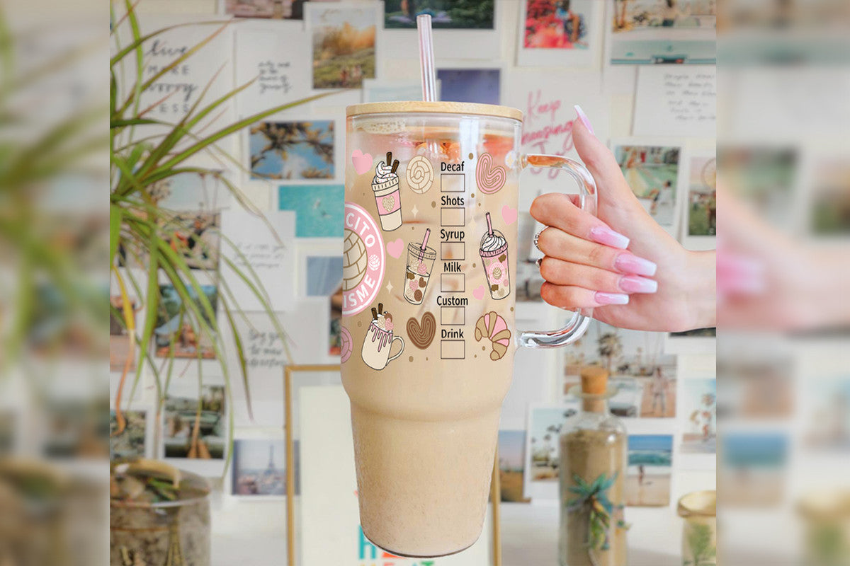 Cafecito 16oz Tumbler Cup With Bamboo Lid And Straw,