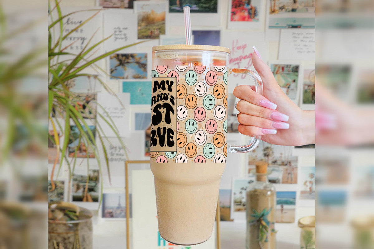 On My Husband's Last Nerve 16oz Tumbler Cup With Bamboo Lid And Straw,