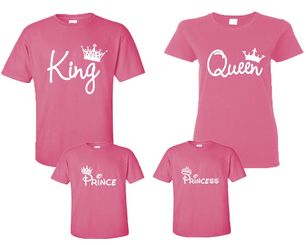 King, Queen, Prince, Princess,Matching Family Shirts, His and Her Shirts, Family Shirts Mr Mrs Shirts Matching Sold Separately