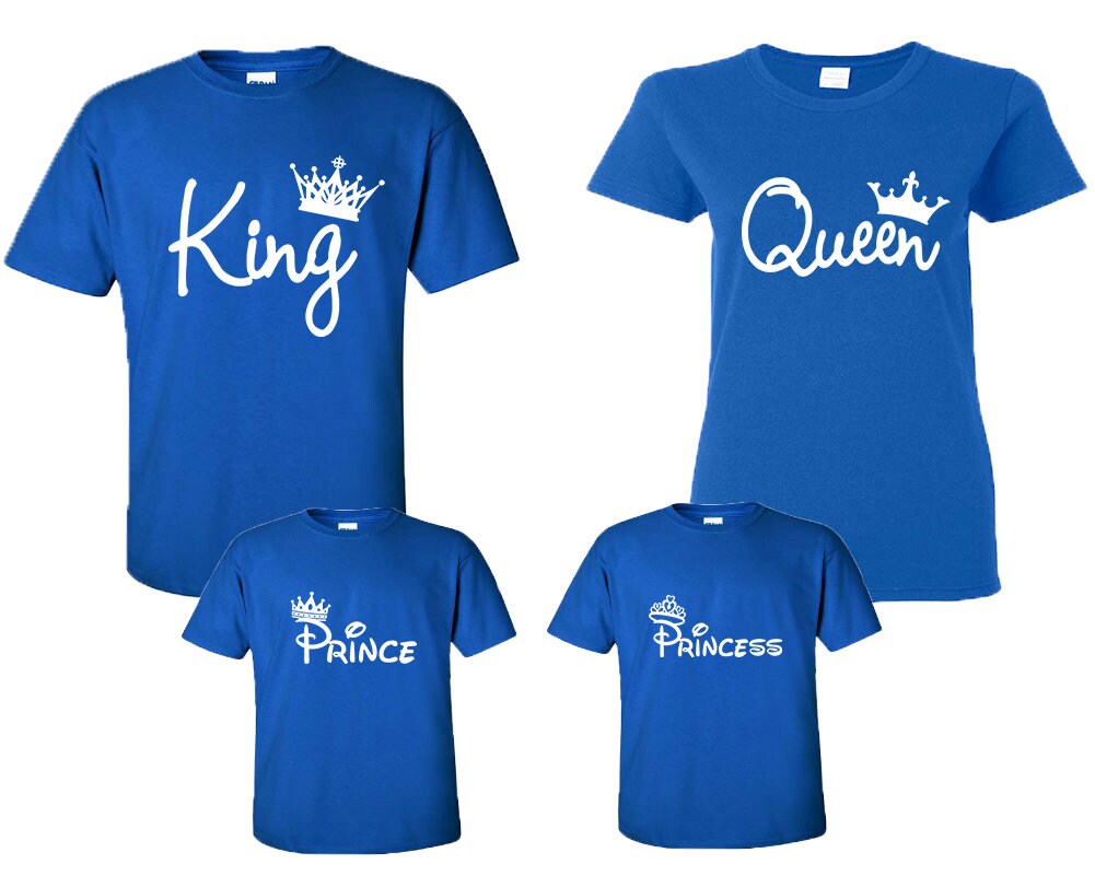 King, Queen, Prince, Princess,Matching Family Shirts, His and Her Shirts, Family Shirts Mr Mrs Shirts Matching Sold Separately