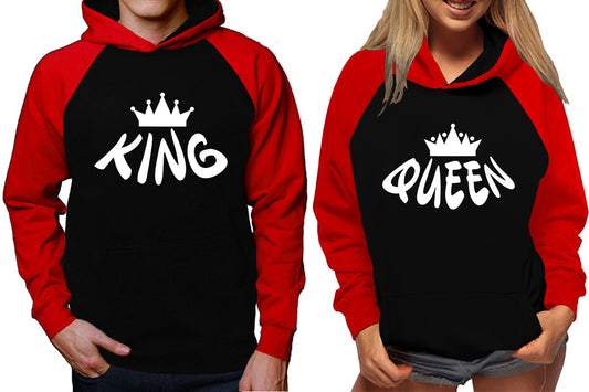 King Queen Crown  Hoodies, Couple sweaters  Christmas hoodies, Married couple outfits, Sweatshirt Pullover Hoodies SOLD Separately!!!