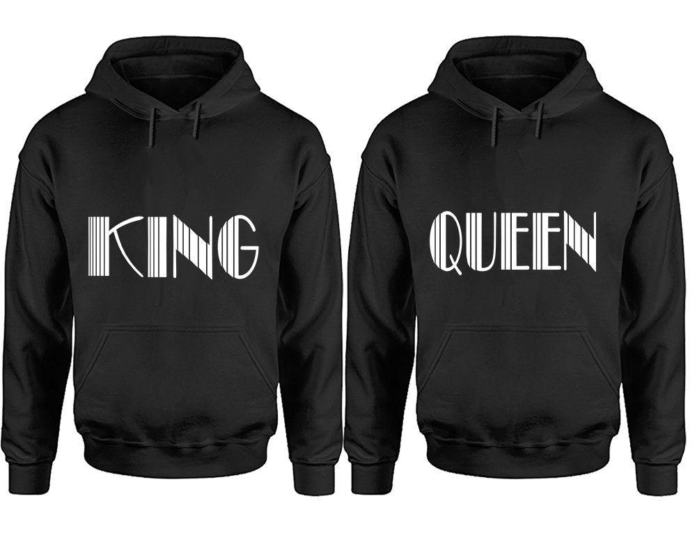matching couple hoodies, king queen joggers ,tracksuit, sweaters, couple sweatshirts, Sweatshirt  Pullover Hoodies, Sold Separately!!!