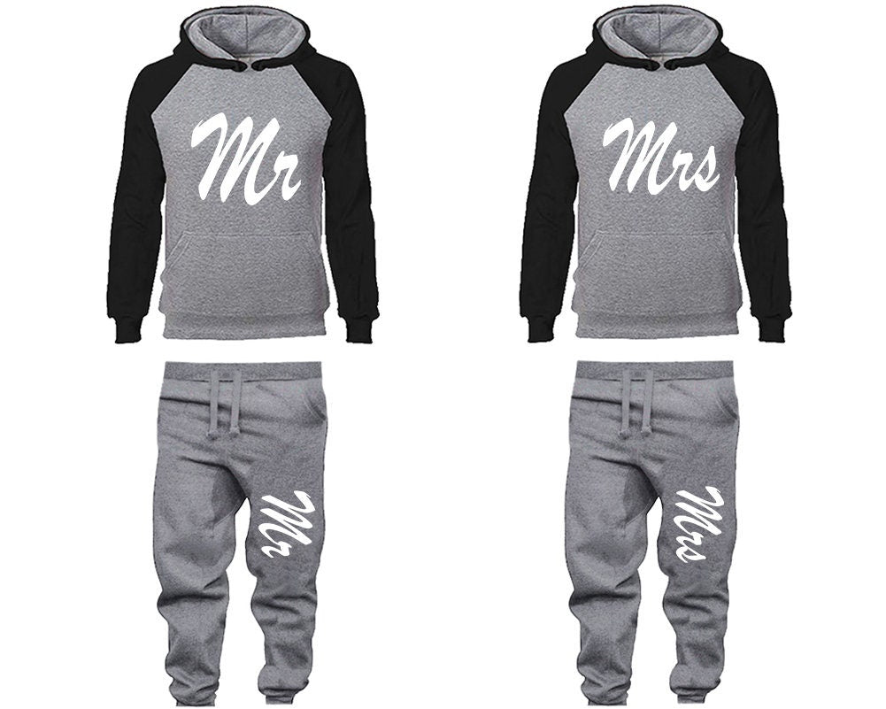 Mr Mrs anniversary gift Clothing  outfits Wedding gift hoodies jogger pants gift for her gift for him  Matching 4 items Sold Separately