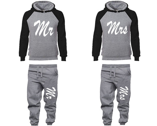 Mr Mrs anniversary gift Clothing  outfits Wedding gift hoodies jogger pants gift for her gift for him  Matching 4 items Sold Separately