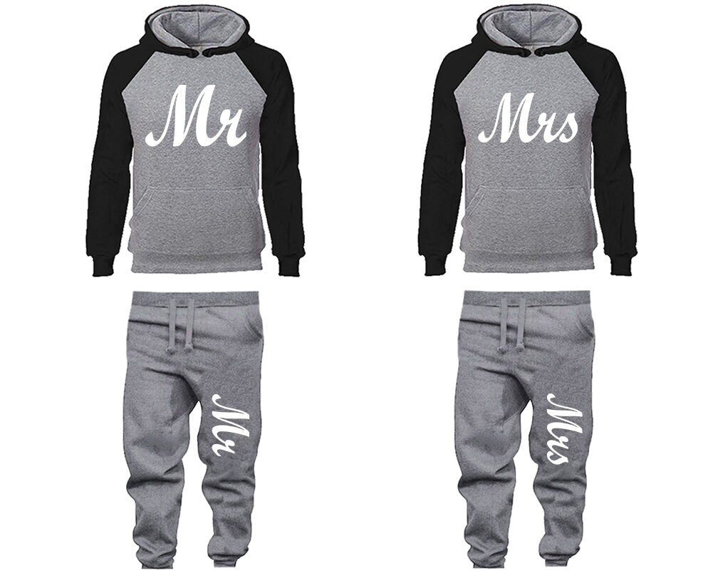 Mr Mrs married vacation outfits  hoodie sweatpants Hoodie Jogger pants anniversary gift Wedding gift  Matching 4 items Sold Separately