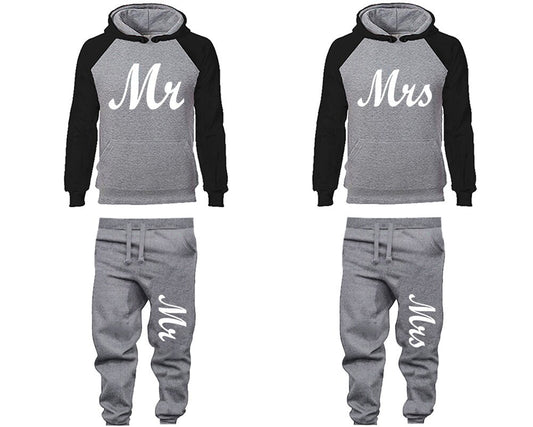 Mr Mrs married vacation outfits  hoodie sweatpants Hoodie Jogger pants anniversary gift Wedding gift  Matching 4 items Sold Separately