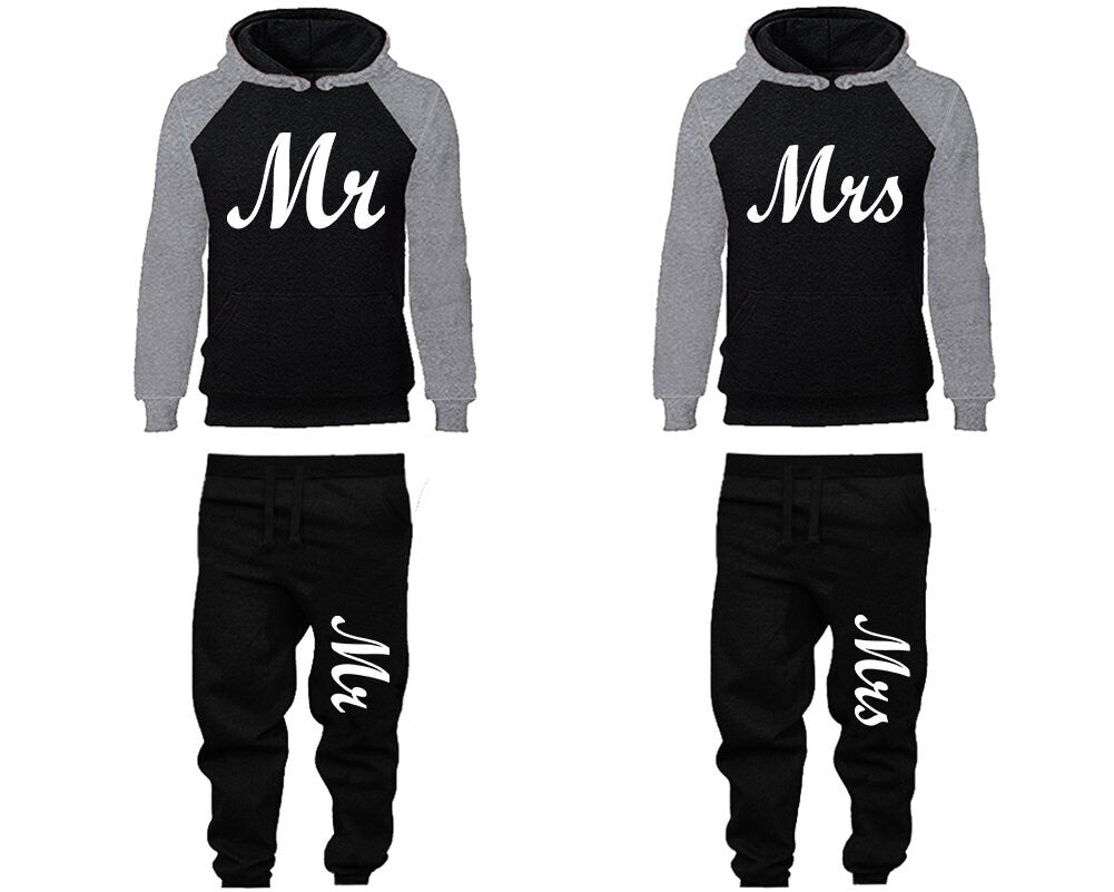 Mr Mrs married vacation outfits  hoodie sweatpants Hoodie Jogger pants anniversary gift Wedding gift  Matching 4 items Sold Separately