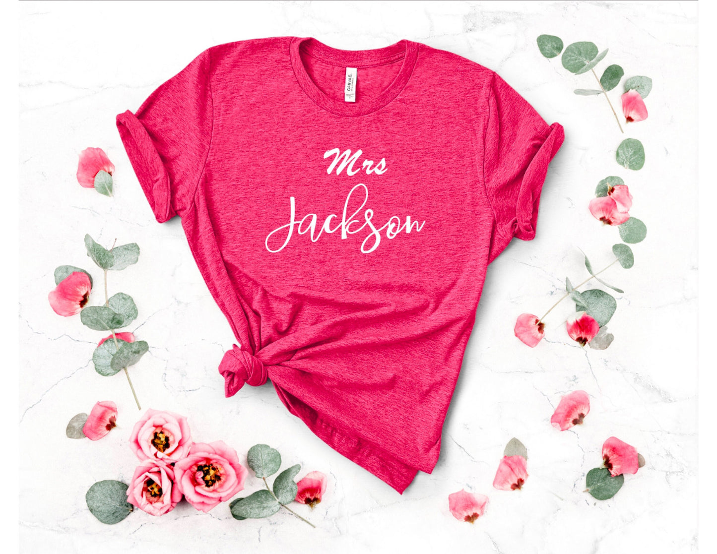 Mrs t shirt future wifey custom last name engagement shirt wedding shirt spring unisex size