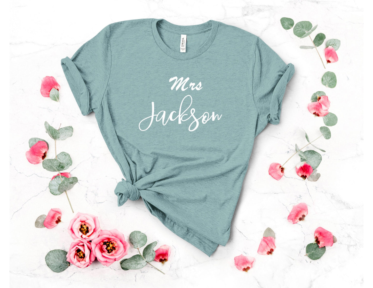 Mrs t shirt future wifey custom last name engagement shirt wedding shirt spring unisex size