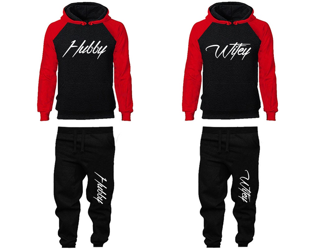 Gift for her gift for him Hubby Wifey Wedding gift hoodies jogger pants gift for her gift for him  Matching 4 items Sold Separately