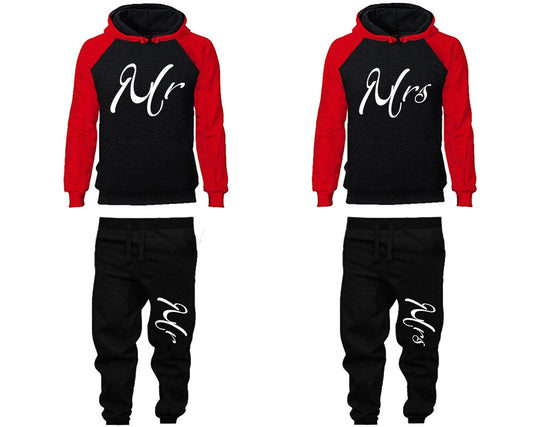 Jogger pants hoodie Mr Mrs  married vacation outfits   anniversary gift Wedding gift  Matching 4 items Sold Separately