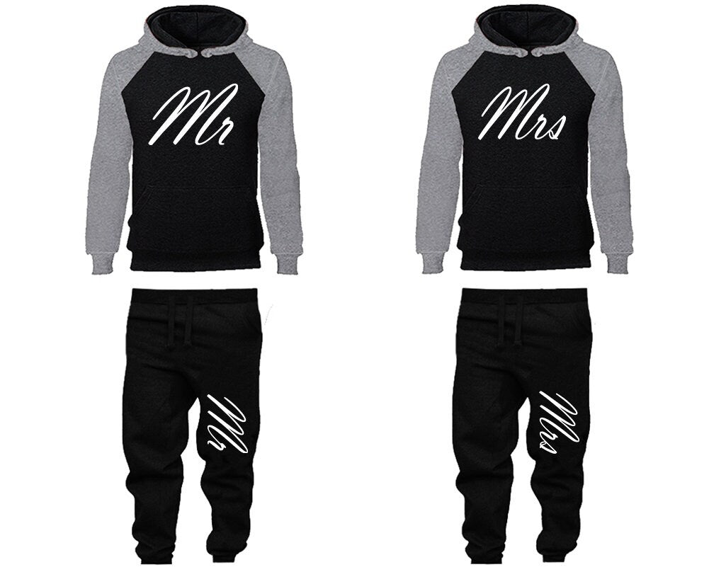 Mr Mrs wedding Couple clothing Jogger pants hoodie  vacation outfits anniversary gift Wedding gift  Matching 4 items Sold Separately