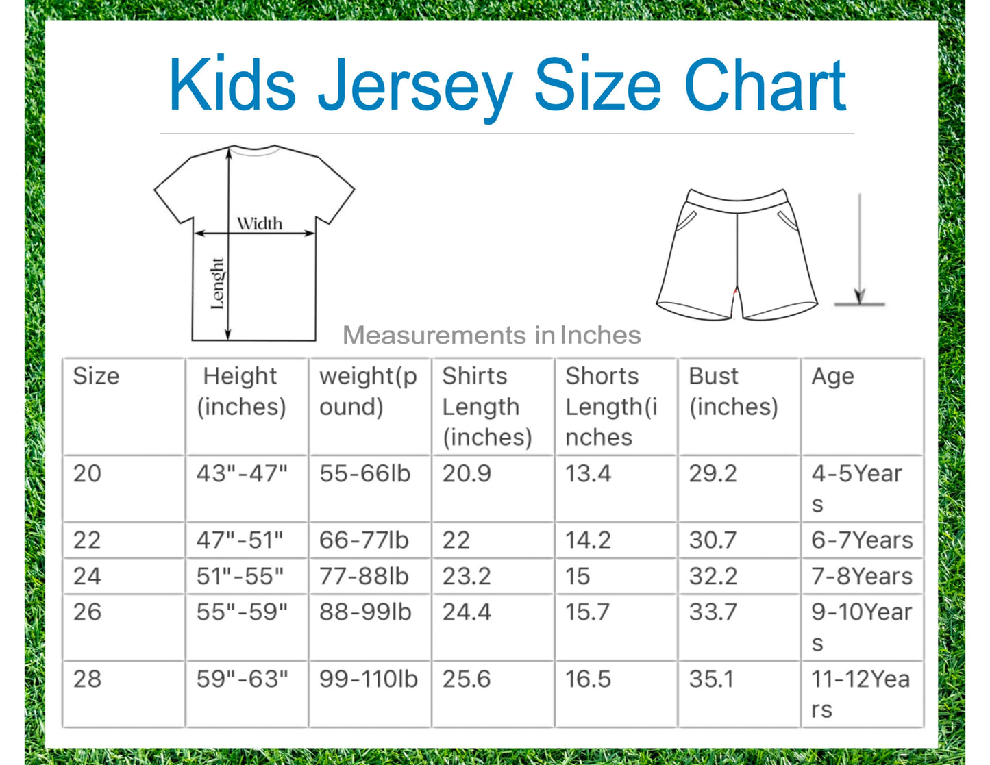 2024 White Soccer Kids Jersey, Youth jersey, Boys and girls jersey, Jersey plus Shorts, sets for kids, birthday gift for him,