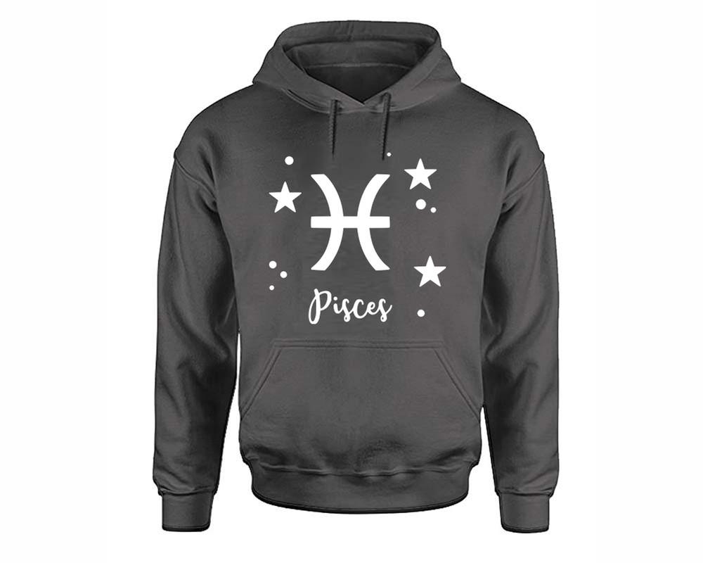 Pisces Zodiac Sign hoodies. Charcoal Hoodie, hoodies for men, unisex hoodies
