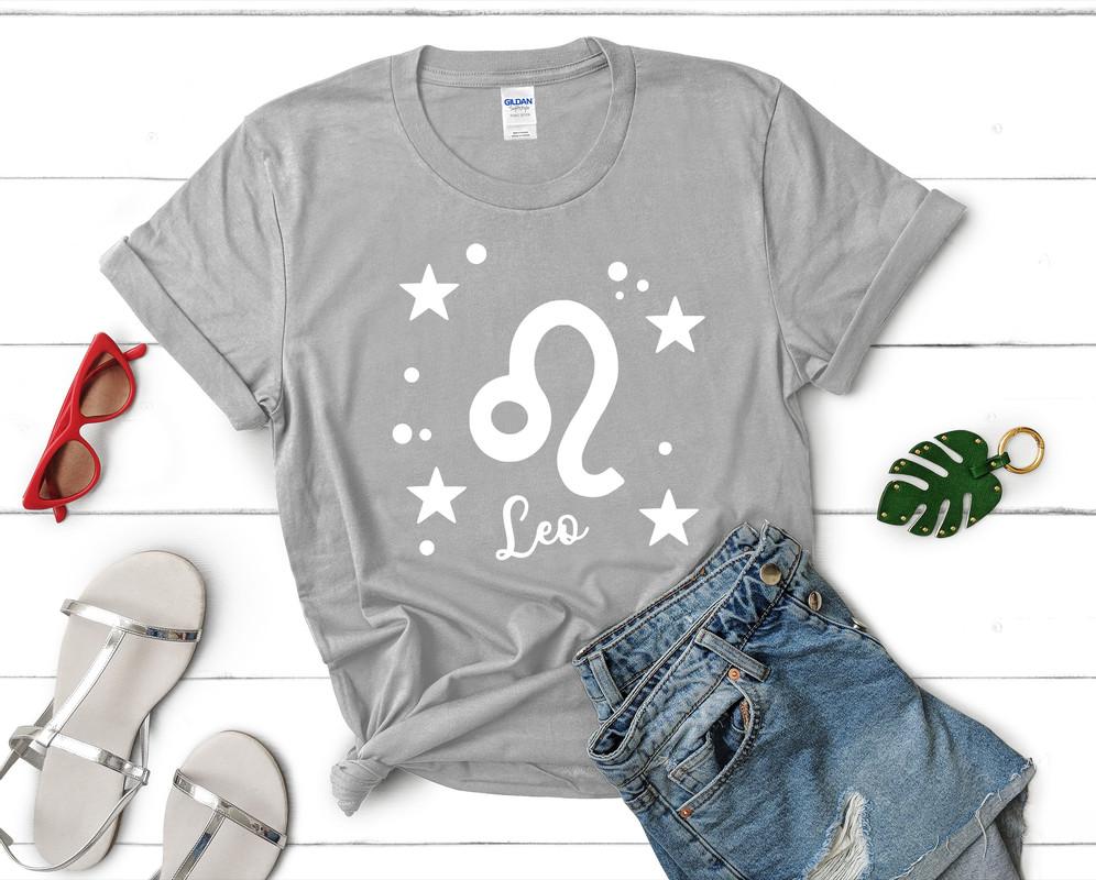 Leo t shirts for women. Custom t shirts, ladies t shirts. Sports Grey shirt, tee shirts.