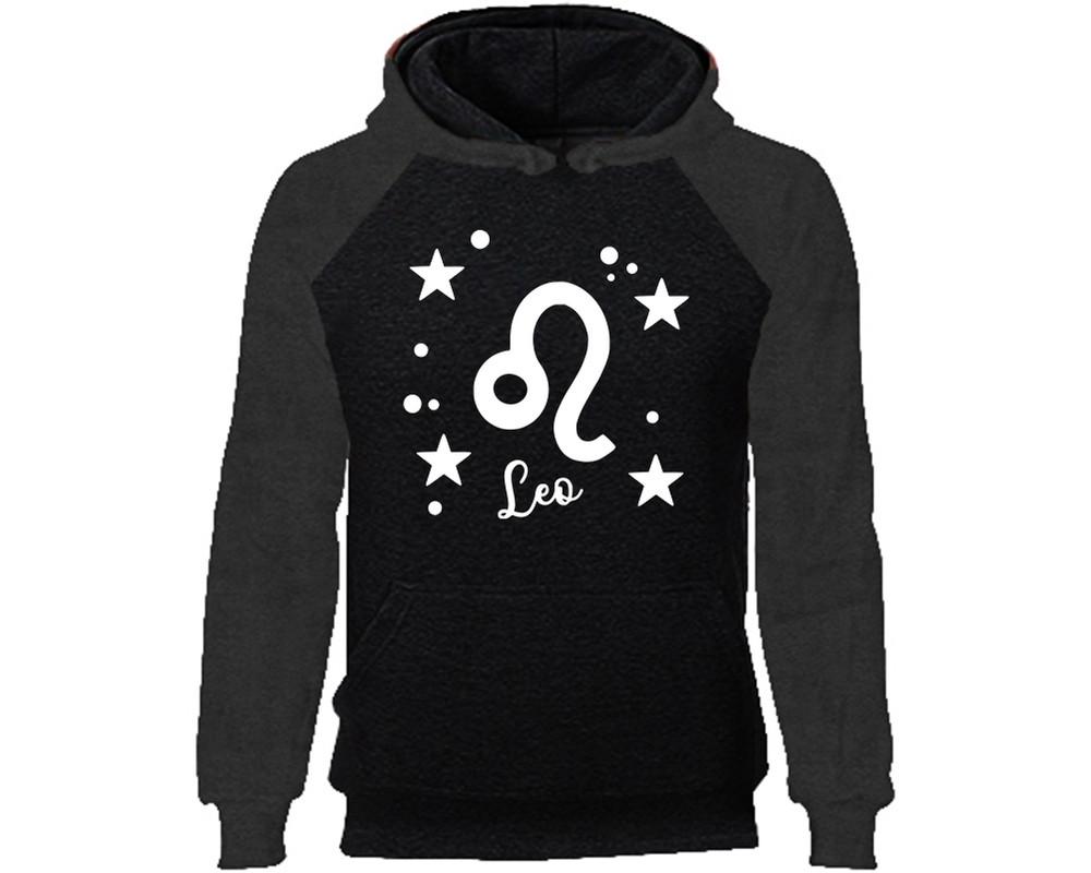 Leo Zodiac Sign hoodie. Charcoal Black Hoodie, hoodies for men, unisex hoodies
