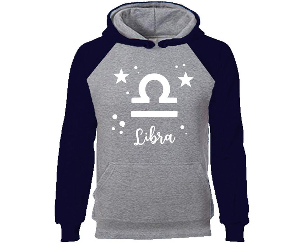 Libra Zodiac Sign hoodie. Navy Blue Grey Hoodie, hoodies for men, unisex hoodies