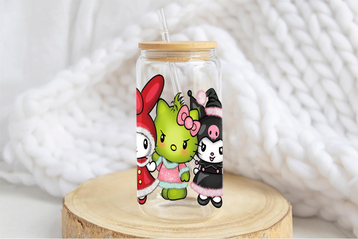 Sanrio 16oz Tumbler Cup With Bamboo Lid And Straw, 