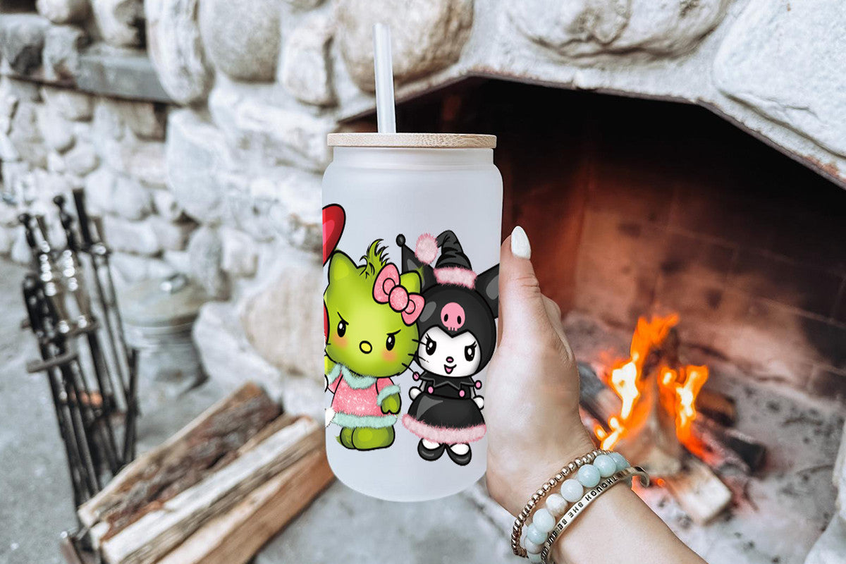 Sanrio 16oz Tumbler Cup With Bamboo Lid And Straw, 