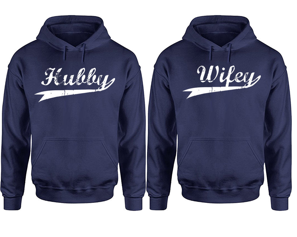 Hubby and Wifey Couple Hoodies, Matching Couple Hoodies, Sweatshirt  Pullover Hoodies Sold Separately!!!