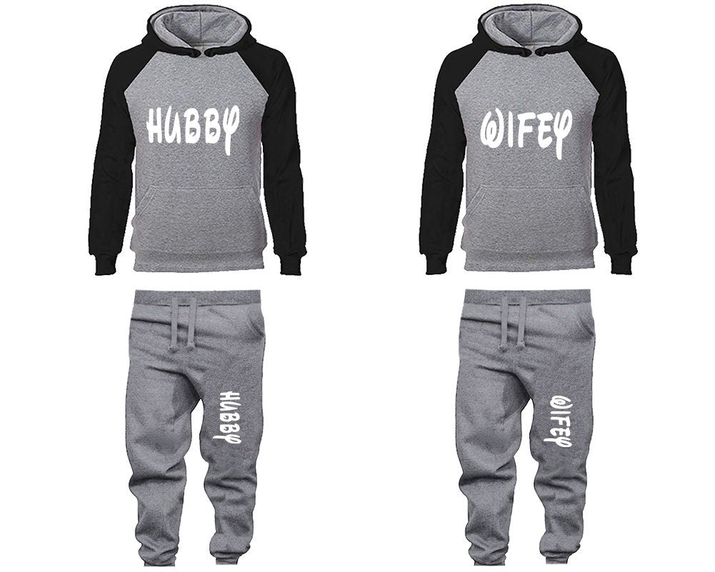 Hubby Wifey Christmas  Hoodie Jogger pants, Clothing, Women Joggers Men Joggers, married outfits  Hoodies Matching 4 items Sold Separately