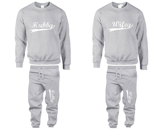 Hubby Wifey Christmas Crewneck sweaters Jogger pants  Clothing, Women Joggers Men Joggers unisex sizes Matching 4 items Sold Separately