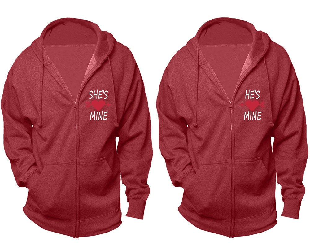 Couple Valentine sweaters, couple zip up hoodies, bride groom married outfits, engaged photo outfits, sold separately