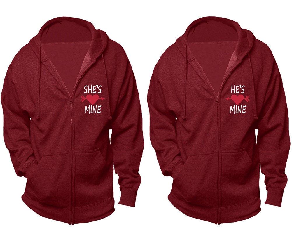 Couple Valentine sweaters, couple zip up hoodies, bride groom married outfits, engaged photo outfits, sold separately