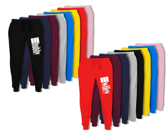 Hubby wifey jogger pants, sweatpants for couples, bridal gift, mothers day gift, husband wifey outfits unisex sizes 2 pants sold separately!