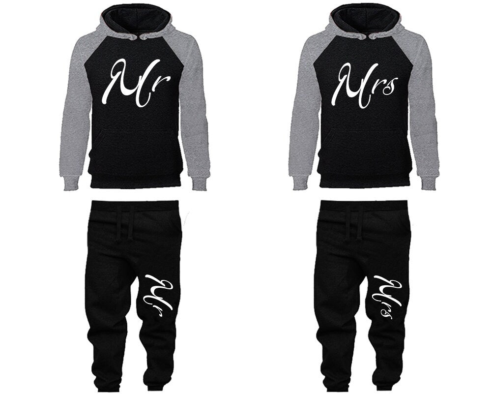 Jogger pants hoodie Mr Mrs  married vacation outfits   anniversary gift Wedding gift  Matching 4 items Sold Separately
