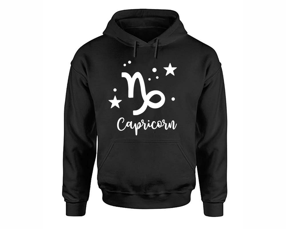 Capricorn Zodiac Sign hoodies. Black Hoodie, hoodies for men, unisex hoodies