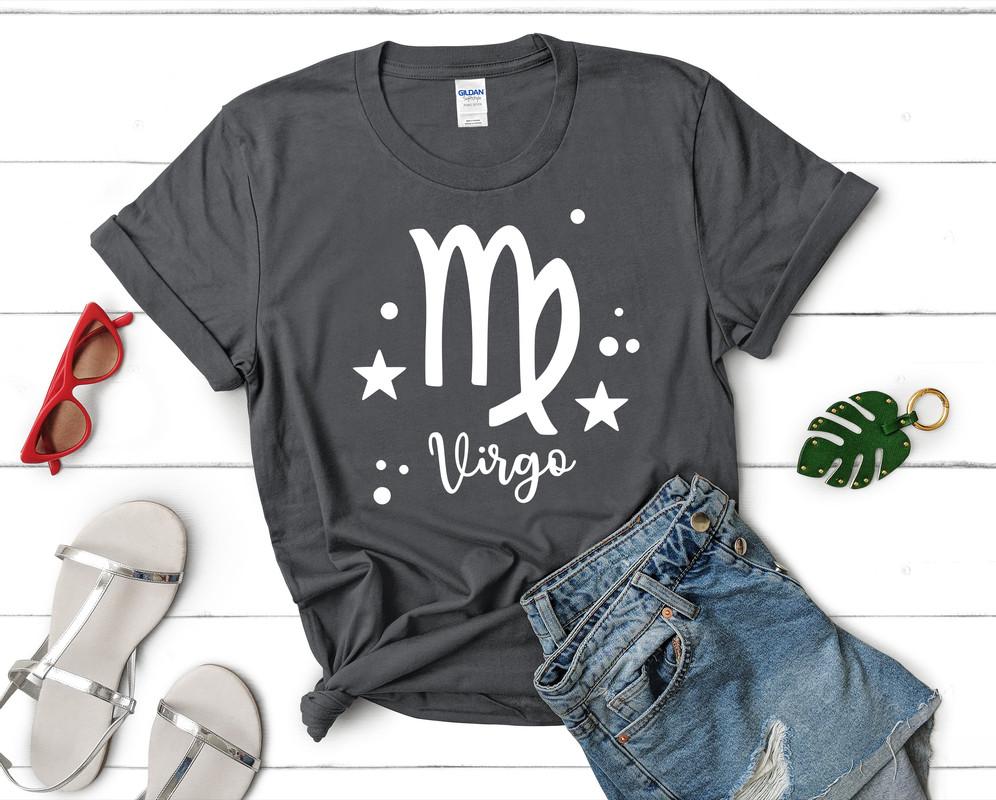 Virgo t shirts for women. Custom t shirts, ladies t shirts. Charcoal shirt, tee shirts.