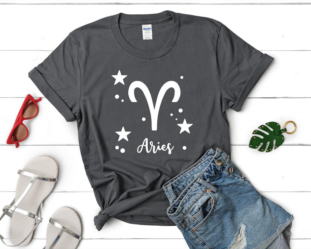 Aries t shirts for women. Custom t shirts, ladies t shirts. Charcoal shirt, tee shirts.