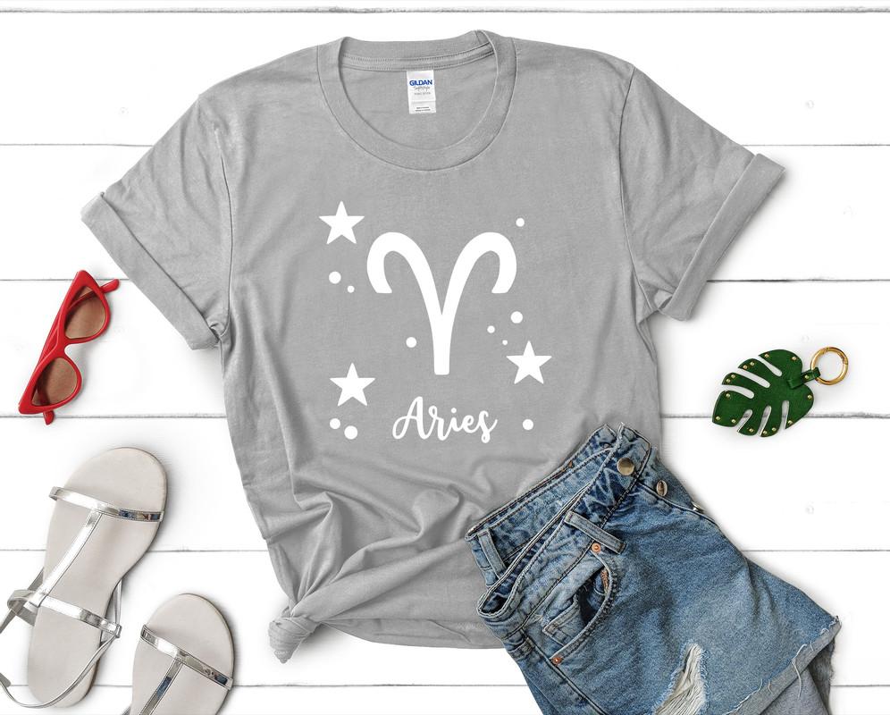 Aries t shirts for women. Custom t shirts, ladies t shirts. Sports Grey shirt, tee shirts.