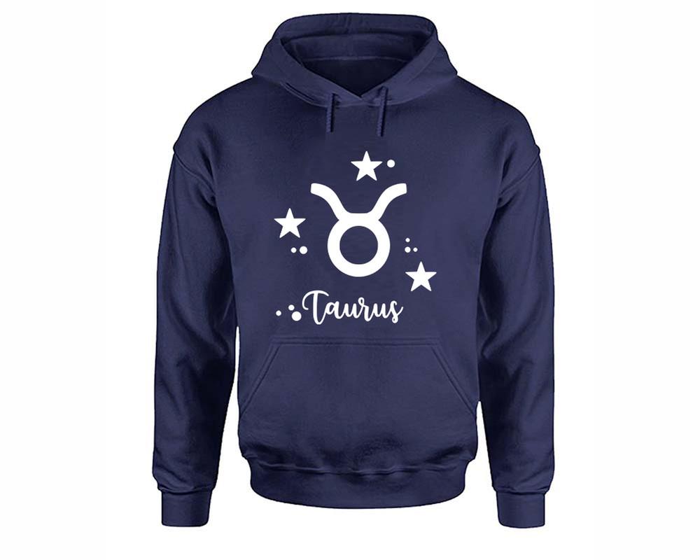 Taurus Zodiac Sign hoodies. Navy Blue Hoodie, hoodies for men, unisex hoodies