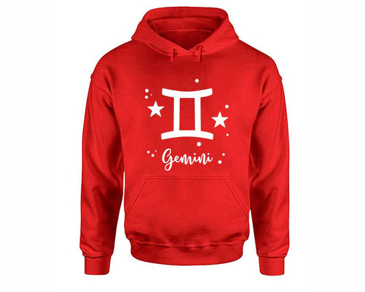 Gemini Zodiac Sign hoodies. Red Hoodie, hoodies for men, unisex hoodies