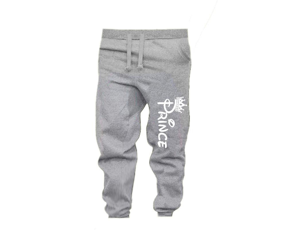 Sports Grey color Prince design Jogger Pants for Man.