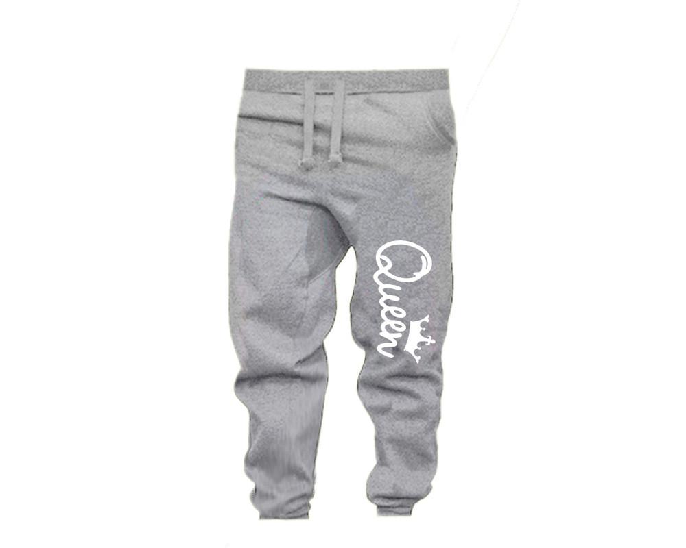 Sports Grey color Queen design Jogger Pants for Woman