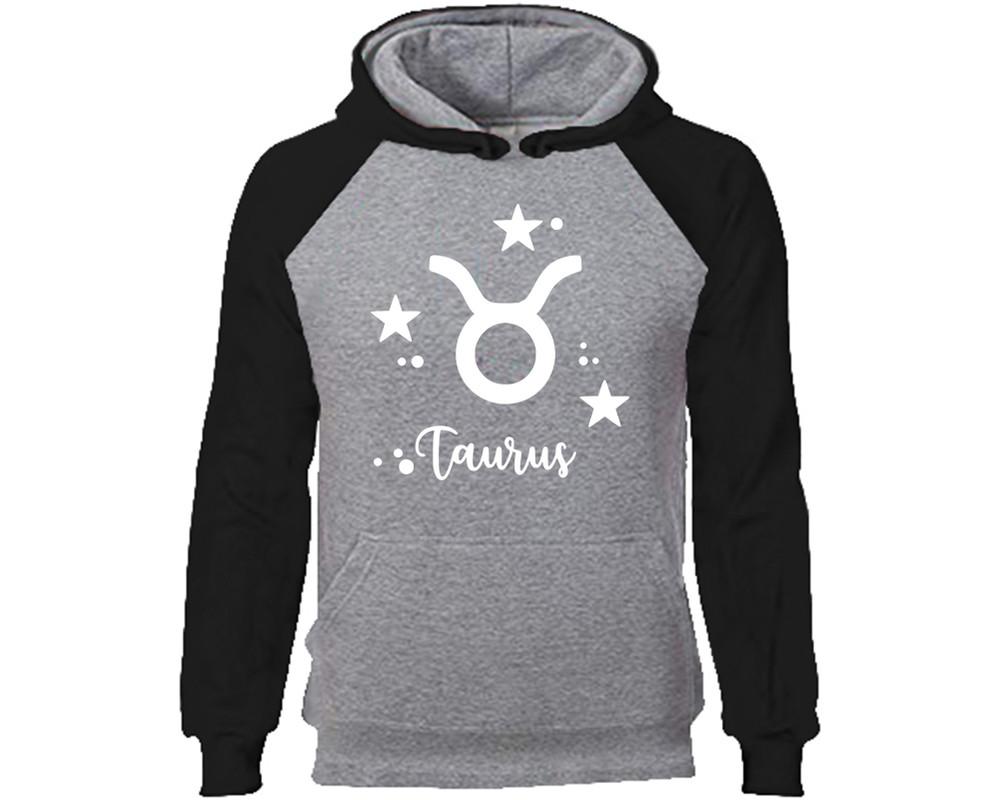 Taurus Zodiac Sign hoodie. Black Grey Hoodie, hoodies for men, unisex hoodies