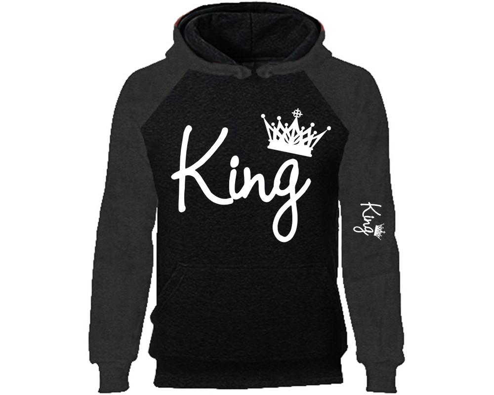 King designer hoodies. Charcoal Black Hoodie, hoodies for men, unisex hoodies