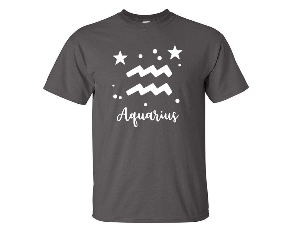 Aquarius custom t shirts, graphic tees. Charcoal t shirts for men. Charcoal t shirt for mens, tee shirts.