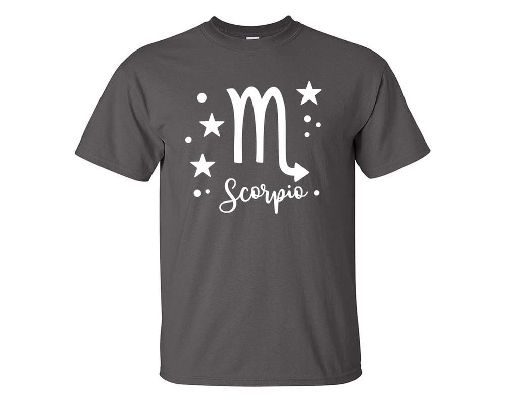 Scorpio custom t shirts, graphic tees. Charcoal t shirts for men. Charcoal t shirt for mens, tee shirts.